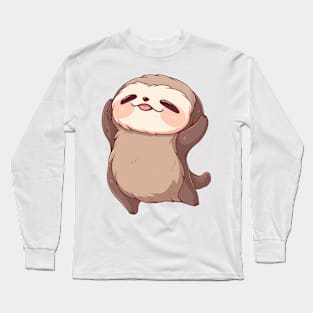 Dancing Sloth Long Sleeve T-Shirt